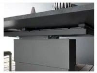 Tavolino trasformabile in tavolo allungabile Ares book Altacom a prezzo ribassato