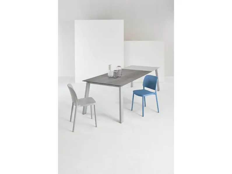 Tavolo in vetro rettangolare Kalua * Ingenia in offerta outlet