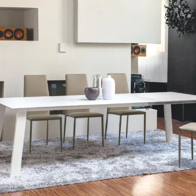 Tavolo in vetro rettangolare Kalua * Ingenia in offerta outlet