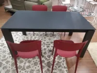 Tavolo rettangolare allungabile Omnia glass Calligaris scontato