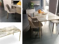 Tavolo rettangolare Slim sovet   e esse pianca Sovet scontato del 36%