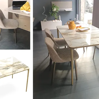 Tavolo rettangolare Slim sovet   e esse pianca Sovet scontato del 36%