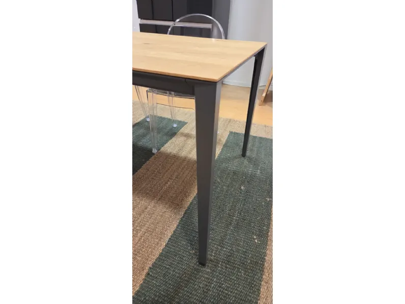 Tavolo in legno rettangolare Tavolo fusion 160x90 allungabile  Pointhouse in offerta outlet