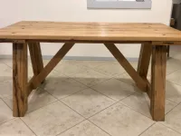 Tavolo con piano in legno rettangolare di Devina nais a PREZZO OUTLET 