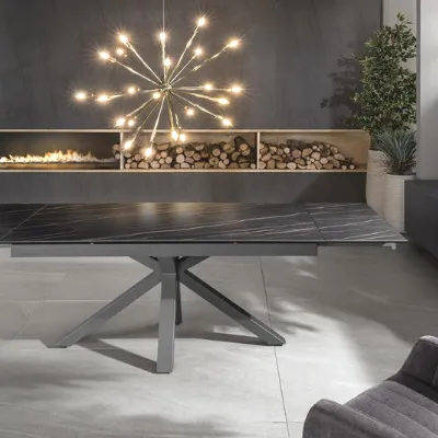 Tavolo rettangolare Ceramica 01 Stones scontato del 28%