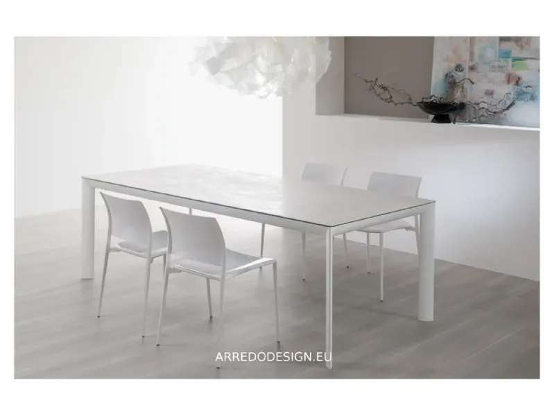 Tavolo in ceramica rettangolare Cocoon Dexo a prezzo ribassato