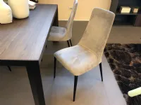 Tavolo rettangolare con basamento a quattro gambe Tavolo lam + sedie etoile Calligaris
