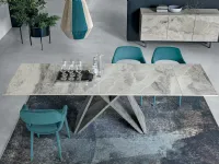 Tavolo rettangolare in laminato Delta di Collezione esclusiva in Offerta Outlet 