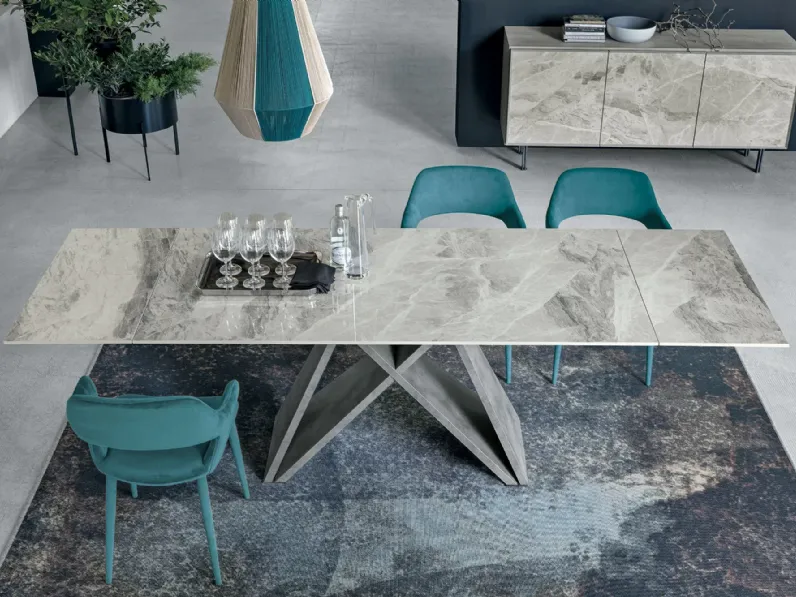 Tavolo rettangolare in laminato Delta di Collezione esclusiva in Offerta Outlet 