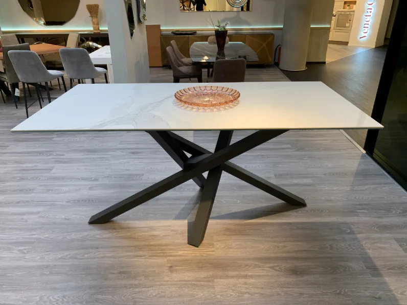 Tavolo Shangai snack Riflessi in ceramica Fisso 