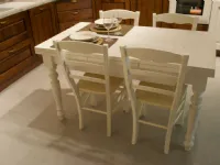 Tavolo in legno rettangolare Corallo  Lube cucine in offerta outlet