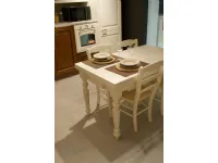 Tavolo in legno rettangolare Corallo  Lube cucine in offerta outlet
