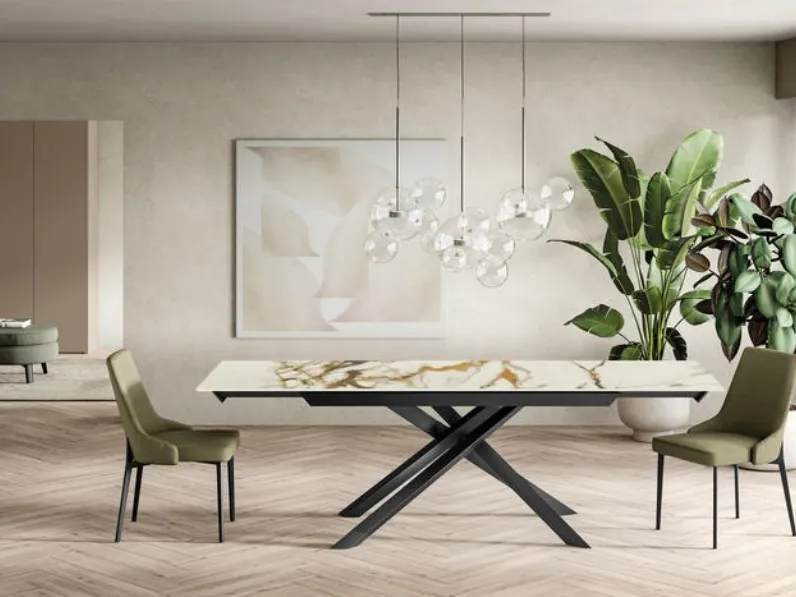 Tavolo rettangolare Cross Stones scontato del 25%