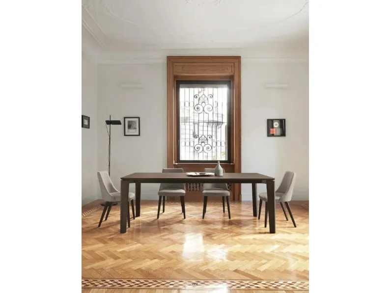 Tavolo Desco rovere carbone Sangiacomo a prezzo scontato