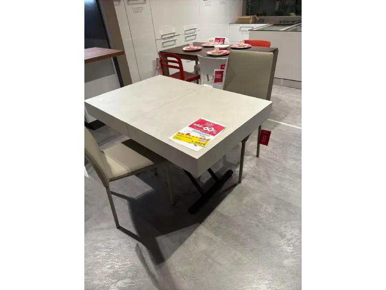 Tavolo in altri materiali rettangolare Crosby Collezione esclusiva in offerta outlet