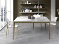 Tavolo rettangolare in ceramica Ben di Dexo in Offerta Outlet