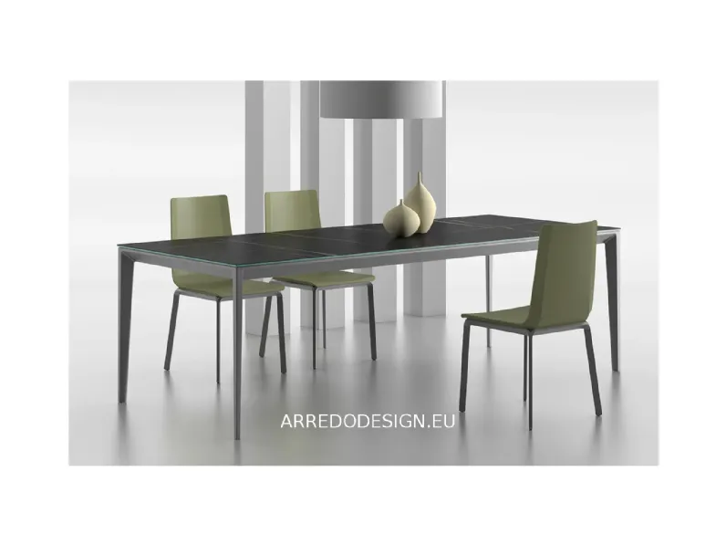 Tavolo rettangolare in ceramica Ben di Dexo in Offerta Outlet