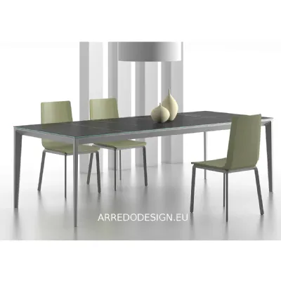 Tavolo rettangolare in ceramica Ben di Dexo in Offerta Outlet