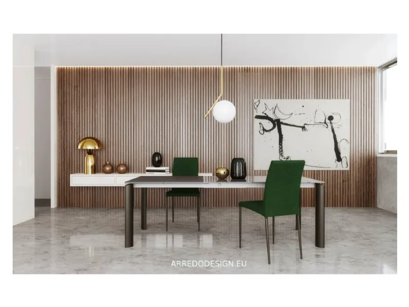 Tavolo Circle  Zamagna in ceramica Rettangolare allungabile scontato 30%