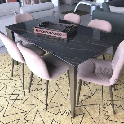 Tavolo Cruz Bontempi in ceramica Rettangolare allungabile scontato 44%