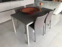 Tavolo in ceramica rettangolare Mago Bontempi in offerta outlet