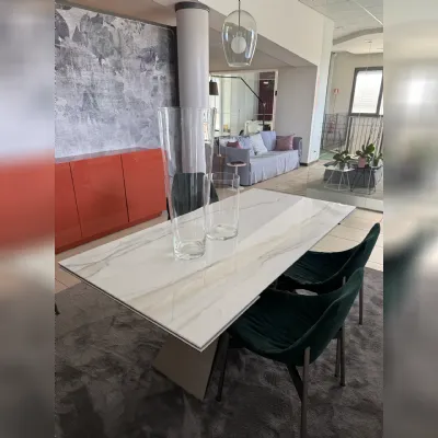 Tavolo Premier keramik drive di Cattelan italia scontato del 40%