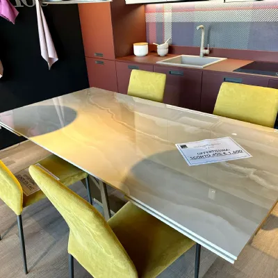 Tavolo in ceramica rettangolare Priamo Abitare interior in offerta outlet