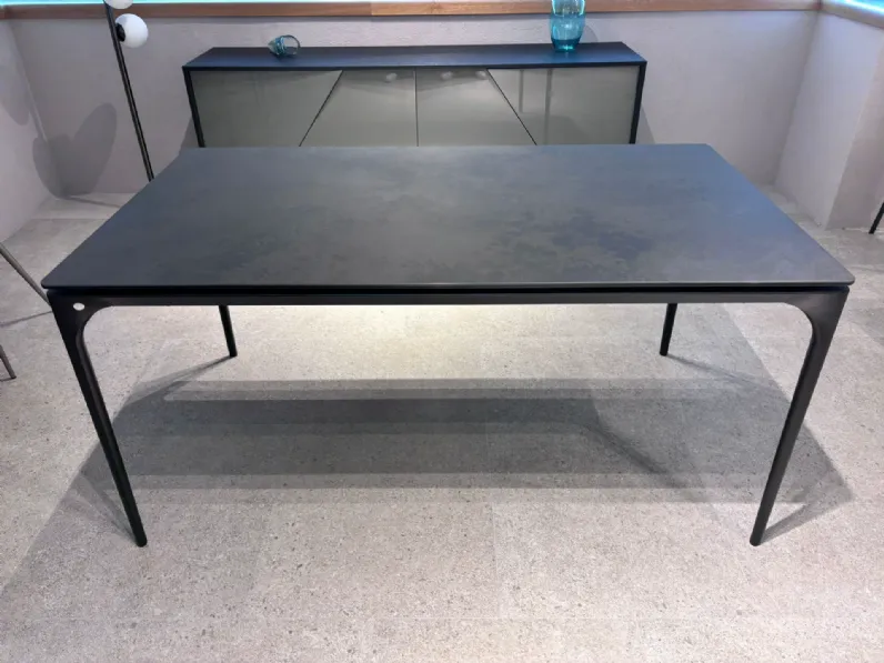 Tavolo Silhouette Calligaris in ceramica Rettangolare allungabile 