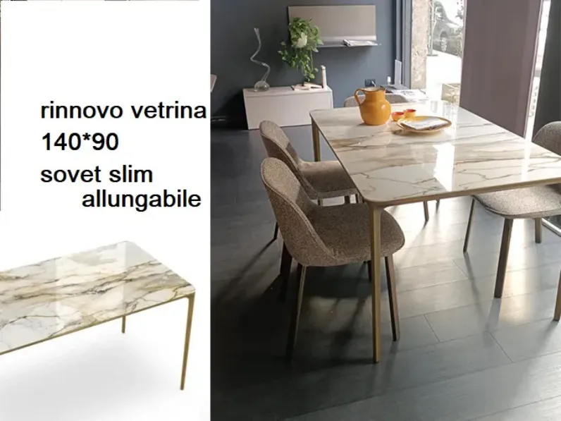 Tavolo Slim extensible  di Sovet scontato del 29%