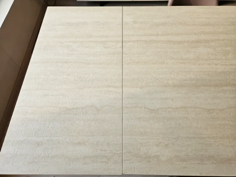 Tavolo in ceramica rettangolare Tavolo bontempi modello kaleido Bontempi in offerta outlet