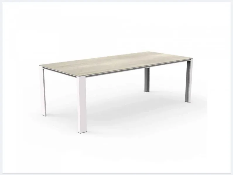 Tavolo rettangolare Tavolo in vetro ceramica  eden Talenti scontato del 70%