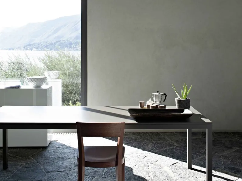 Tavolo rettangolare in laccato Sosia Lema in Offerta Outlet
