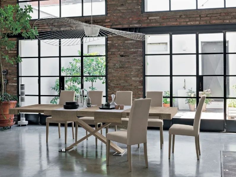 Tavolo rettangolare in laminato Asterion Mottes selection in Offerta Outlet