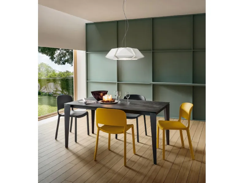 Tavolo rettangolare in laminato Carlo La primavera in Offerta Outlet