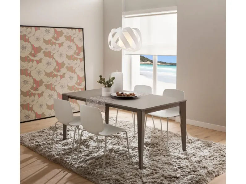 Tavolo rettangolare in laminato Carlo La primavera in Offerta Outlet
