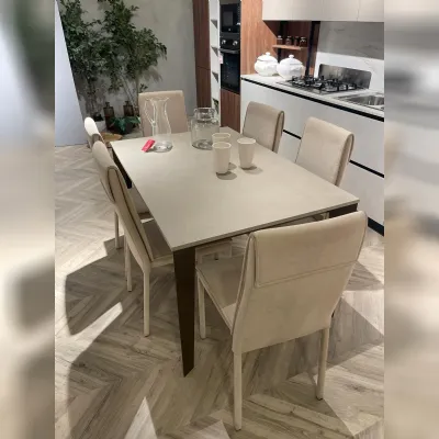 Tavolo rettangolare in laminato Cv 643 tav crux bontempi di Bontempi in Offerta Outlet
