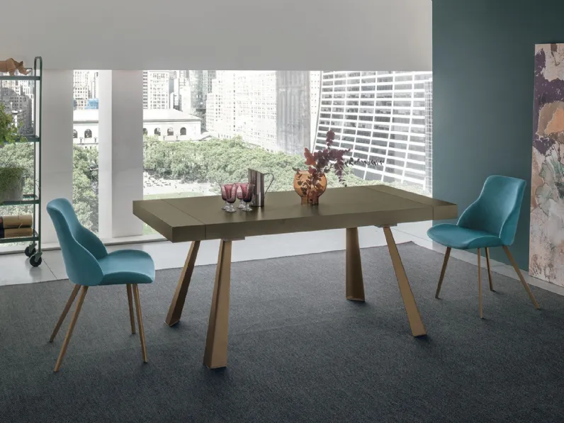 Tavolo con piano in laminato rettangolare di Collezione esclusiva a PREZZO OUTLET 