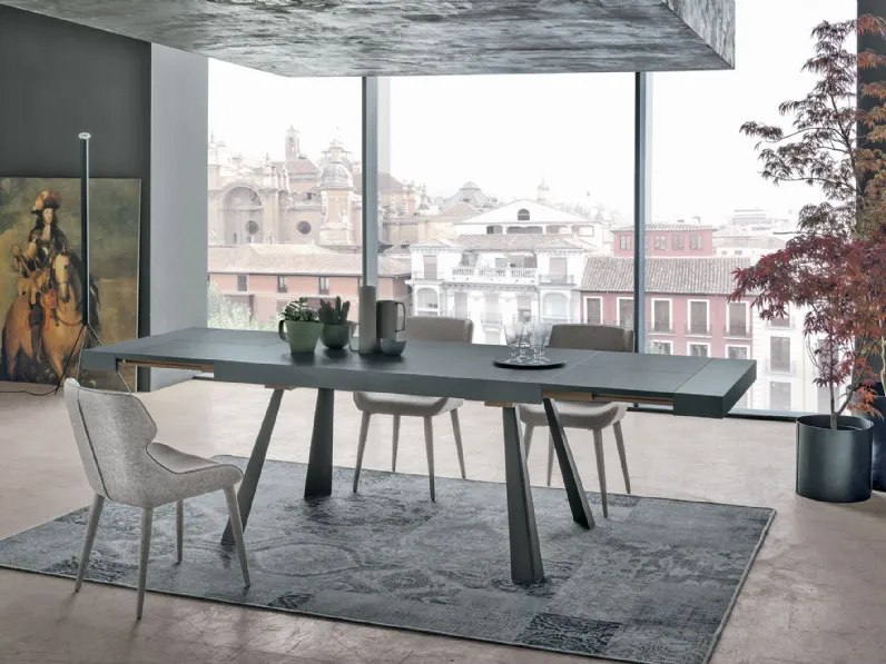 Tavolo con piano in laminato rettangolare di Collezione esclusiva a PREZZO OUTLET 