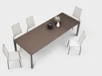 Tavolo rettangolare in laminato Prisma di Bontempi in Offerta Outlet
