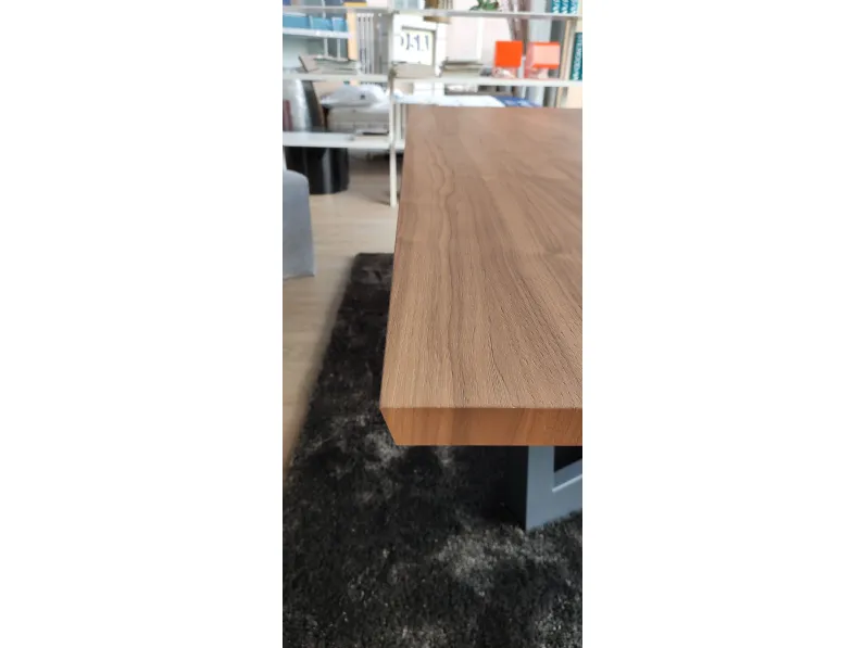 Tavolo rettangolare in legno Art 200 Bonaldo in Offerta Outlet