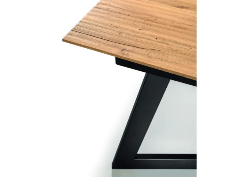 Tavolo in legno rettangolare Artiglio * Domus arte in offerta outlet