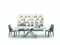 Tavolo rettangolare in legno Artistico Bontempi casa in Offerta Outlet