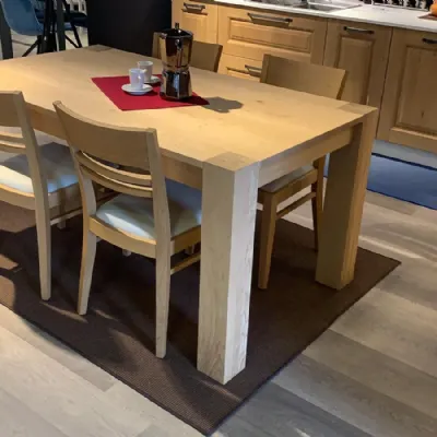 Tavolo rettangolare in legno Bios 160 Sedit in Offerta Outlet