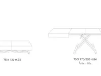 Tavolo rettangolare in legno Box legno Ozzio in Offerta Outlet