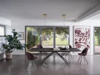 Tavolo Bridge di Bontempi in Offerta Outlet. Legno rettangolare.