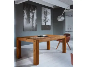 Tavolo rettangolare in legno Clamp * Domus arte in Offerta Outlet