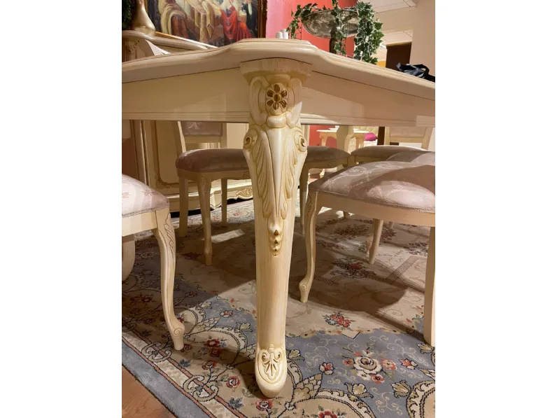 Tavolo Mobilpiu Cv 239 tavolo regina patinata  PREZZI OUTLET -55%