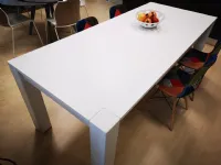Tavolo rettangolare in legno Din Artigianale in Offerta Outlet