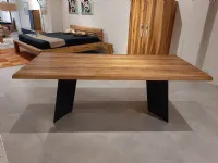 Tavolo rettangolare in legno Gabriel Artigianale in Offerta Outlet