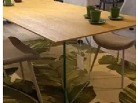Tavolo rettangolare in legno Ghost Fgf mobili in Offerta Outlet